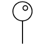 Pin free icon for commercial use