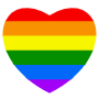 Rainbow Heart free icon for commercial use
