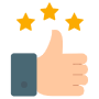 Review Like free icon for commercial use