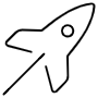 Rocket free icon for commercial use