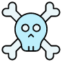 Skull free icon for commercial use