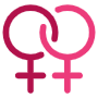 Lesbian Symbol icon