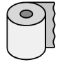 Toilet Paper Roll free icon for commercial use