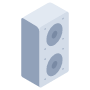 Woofer free icon for commercial use