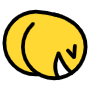 Ass Emoji free icon for commercial use
