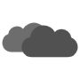 Black Clouds free icon for commercial use