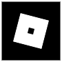 Black Roblox Logo icon