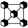 Blockchain free icon for commercial use
