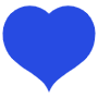 Blue Heart free icon for commercial use