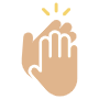 Clapping free icon for commercial use