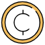 Cryptocurrency Coin free icon for commercial use