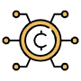 Cryptocurrency free icon for commercial use