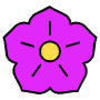 Flower free icon for commercial use