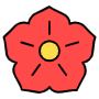 Flower free icon for commercial use