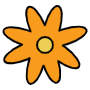 Flower free icon for commercial use