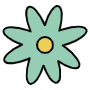 Flower free icon for commercial use
