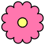 Flower free icon for commercial use