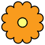 Flower free icon for commercial use