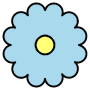 Flower free icon for commercial use