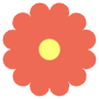 Flower free icon for commercial use