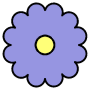 Flower free icon for commercial use