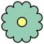 Flower free icon for commercial use