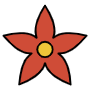 Flower free icon for commercial use