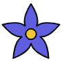 Flower free icon for commercial use