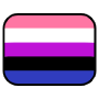 Gender Fluid Flag free icon for commercial use