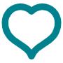Green Empty Heart icon