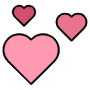 Hearts free icon for commercial use