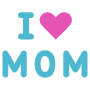 I Love Mom free icon for commercial use