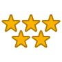 5 Stars free icon for commercial use
