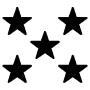 5 Stars free icon for commercial use