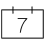 7 Days free icon for commercial use