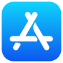 App Store Logo blue square icon