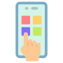 Apps And Hand icon