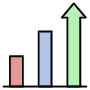 Arrow Chart free icon for commercial use
