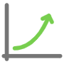 Arrow Chart free icon for commercial use
