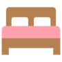 Bed free icon for commercial use