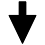 Black Arrow Down free icon for commercial use