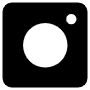 Black Instagram Logo free icon for commercial use