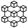 Blockchain free icon for commercial use