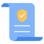 Blue Policy free icon for commercial use