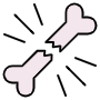 Broken Bone free icon for commercial use