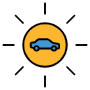 Car Solar Energy free icon for commercial use