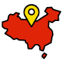 China Map icon