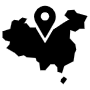 China Map icon