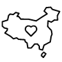China Map icon
