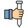Chisel And Hand icon